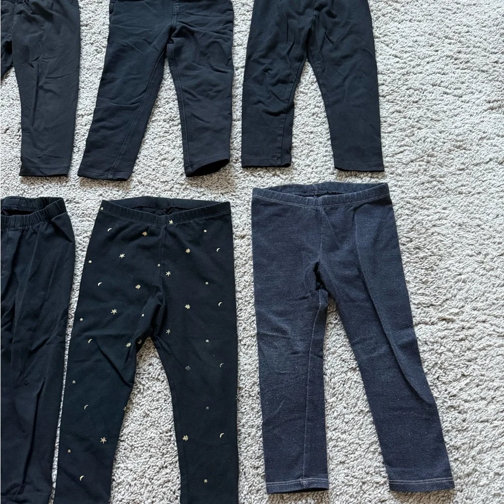 Toddler Girls Assorted Leggings Set 2T - Picture 4 of 8